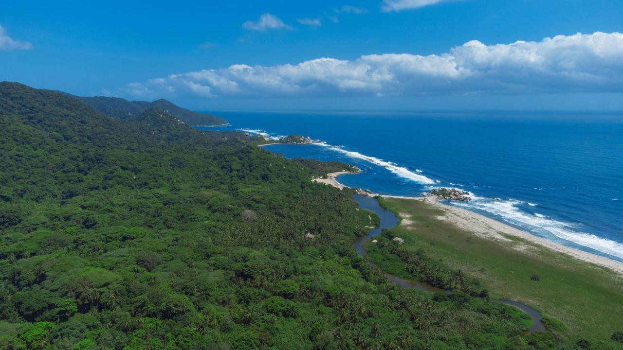 Camping Tequendama Playa Arrecifes Parque Tayrona Zaino Exterior foto