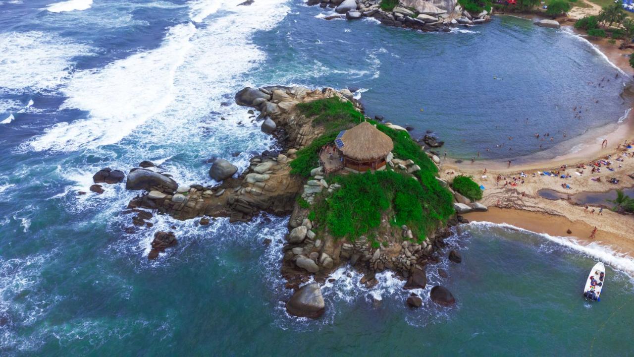Camping Tequendama Playa Arrecifes Parque Tayrona Zaino Exterior foto